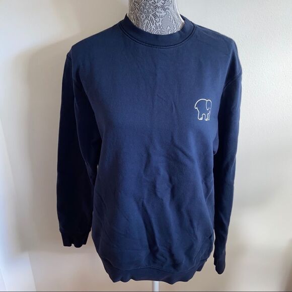 Ivory Ella navy and white crewneck - Picture 7 of 10